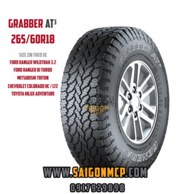General Tire Grabber AT3 - Vỏ Lốp Xe Mitsubishi Triton
