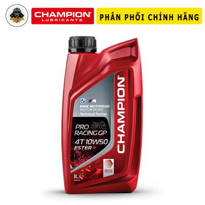 Nhớt Champion ProRacing GP 4T 10W50 Ester+ Nhập khẩu Bỉ, chuyên cho BMW Motorrad và mô tô PKL